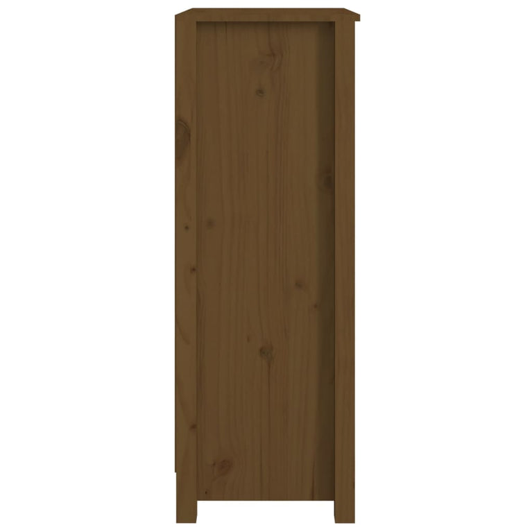 Boekenkast 50x35x97 cm massief grenenhout honingbruin MeubelReus