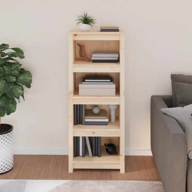 Boekenkast 50x35x125,5 cm massief grenenhout MeubelReus
