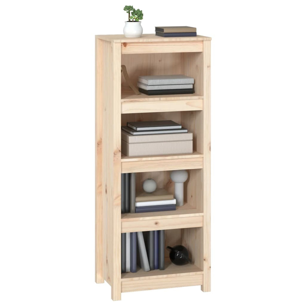Boekenkast 50x35x125,5 cm massief grenenhout MeubelReus