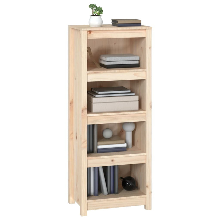 Boekenkast 50x35x125,5 cm massief grenenhout MeubelReus