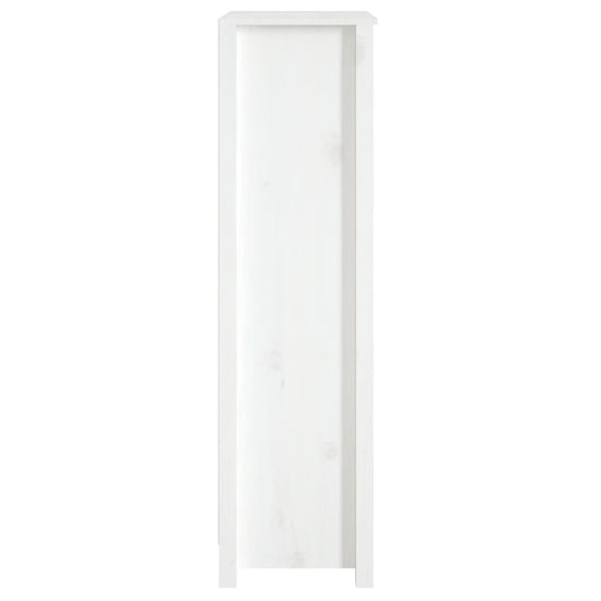Boekenkast 50x35x125,5 cm massief grenenhout wit MeubelReus