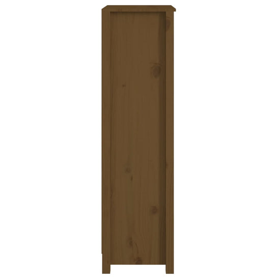 Boekenkast 50x35x125,5 cm massief grenenhout honingbruin MeubelReus