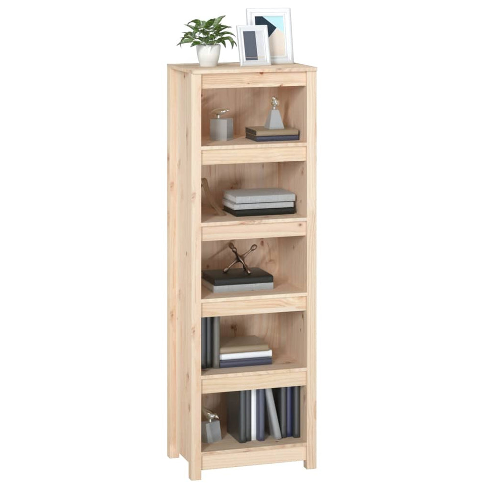 Boekenkast 50x35x154 cm massief grenenhout MeubelReus