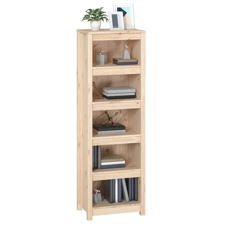 Boekenkast 50x35x154 cm massief grenenhout MeubelReus