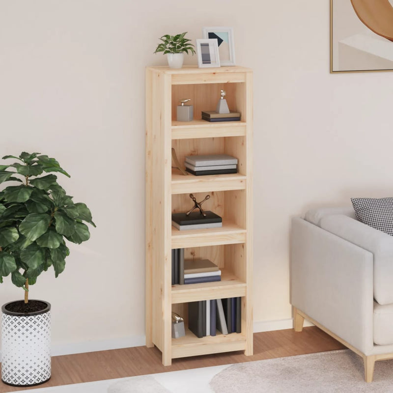 Boekenkast 50x35x154 cm massief grenenhout MeubelReus