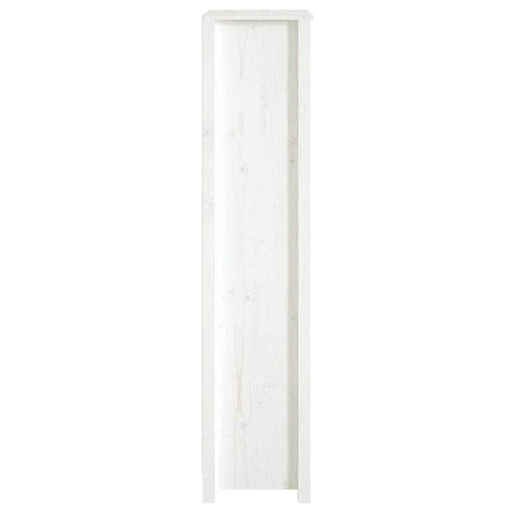 Boekenkast 50x35x154 cm massief grenenhout wit MeubelReus