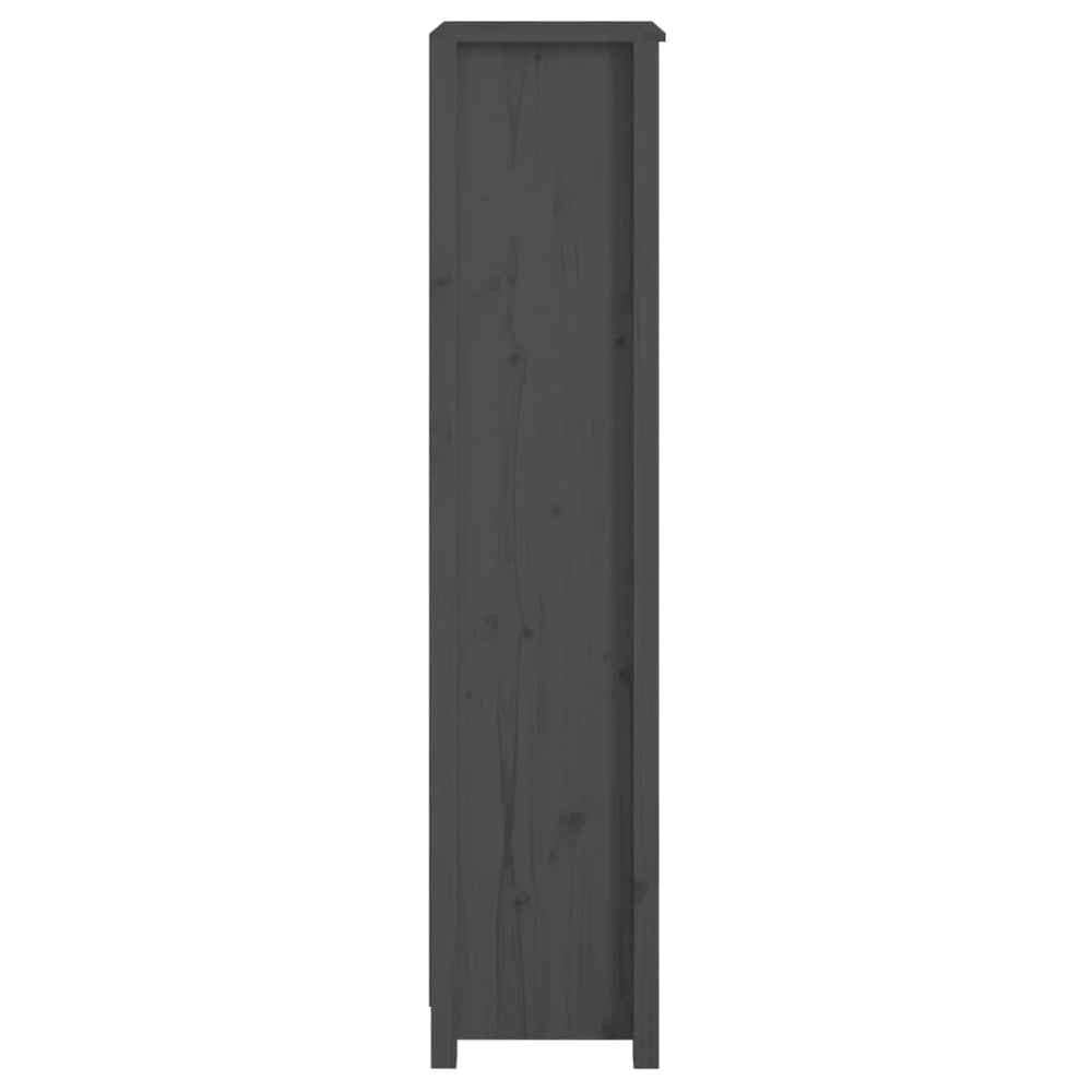 Boekenkast 50x35x154 cm massief grenenhout grijs MeubelReus