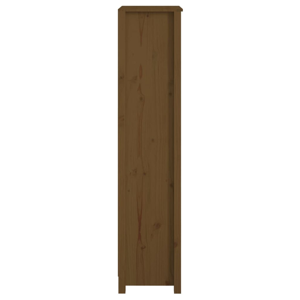 Boekenkast 50x35x154 cm massief grenenhout honingbruin MeubelReus