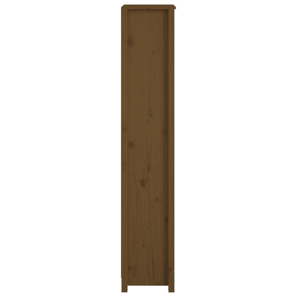 Boekenkast 50x35x183 cm massief grenenhout honingbruin MeubelReus