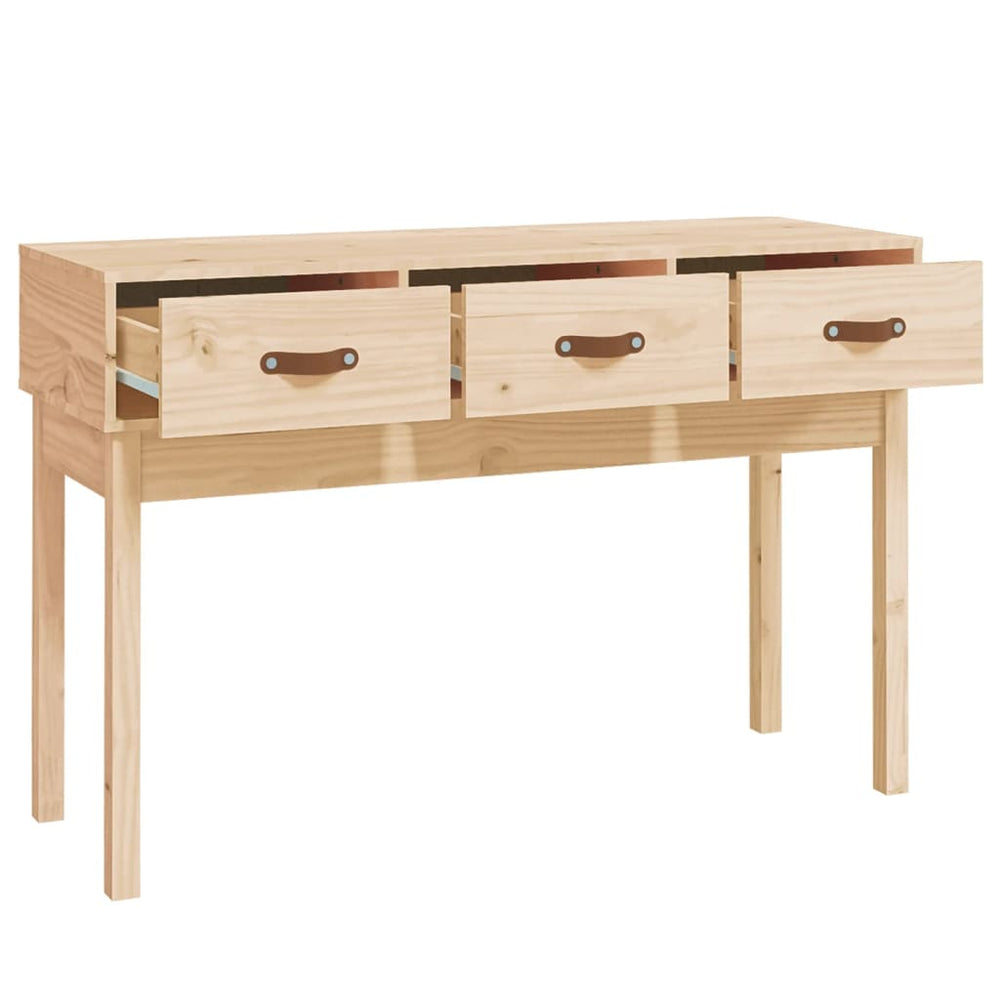 Wandtafel 114x40x75 cm massief grenenhout MeubelReus