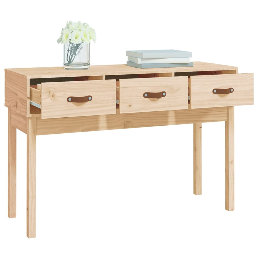 Wandtafel 114x40x75 cm massief grenenhout MeubelReus
