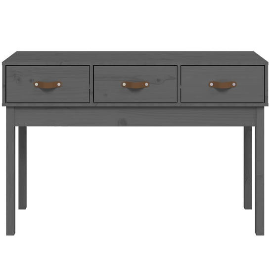 Wandtafel 114x40x75 cm massief grenenhout grijs MeubelReus