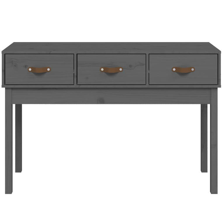 Wandtafel 114x40x75 cm massief grenenhout grijs MeubelReus