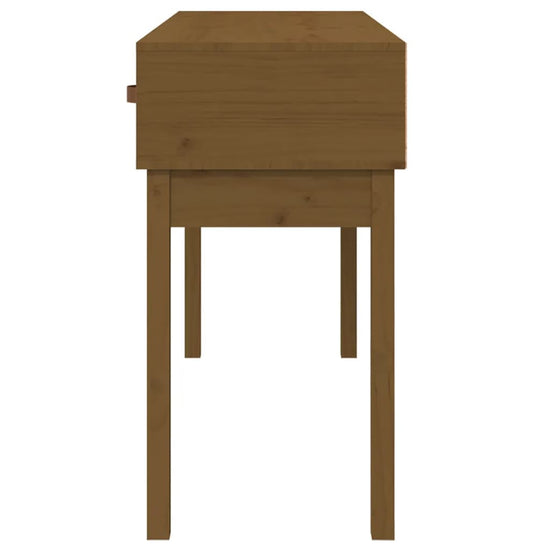 Wandtafel 114x40x75 cm massief grenenhout honingbruin MeubelReus