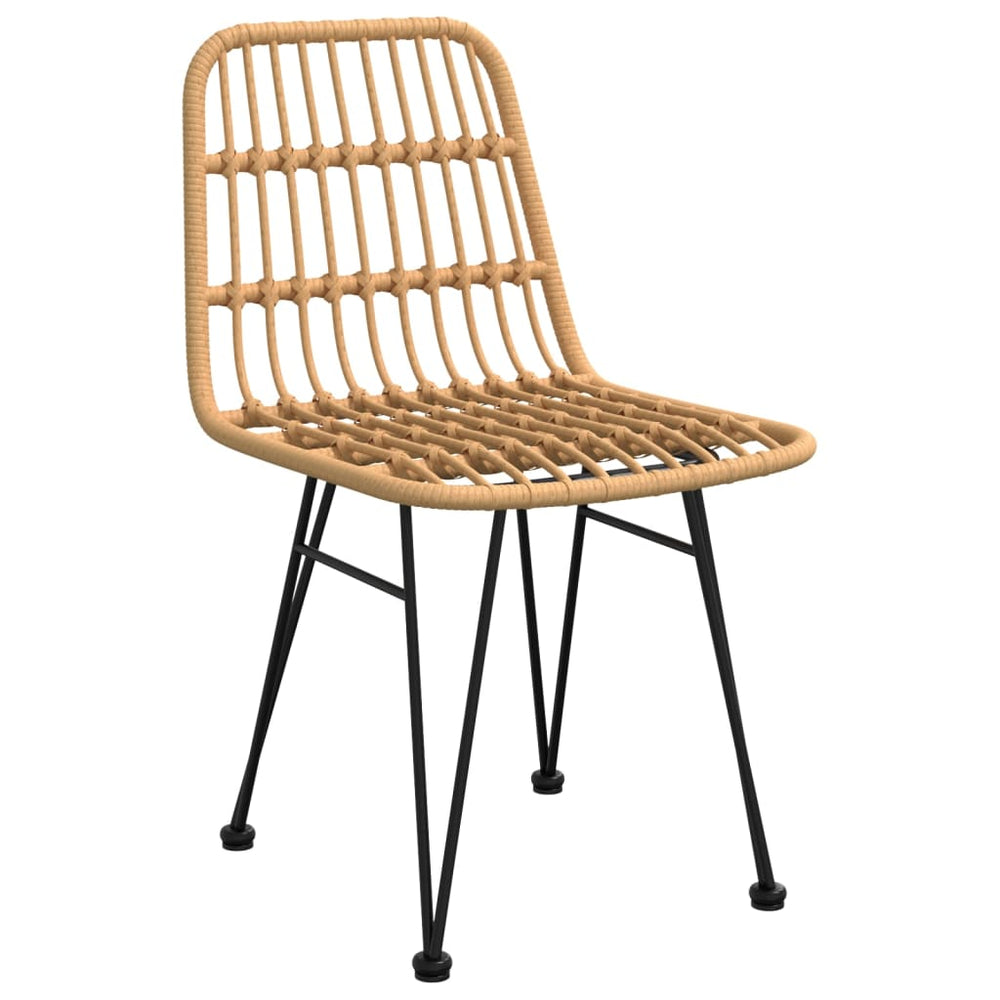 Tuinstoelen 2 st 48x62 84 cm PE-rattan MeubelReus