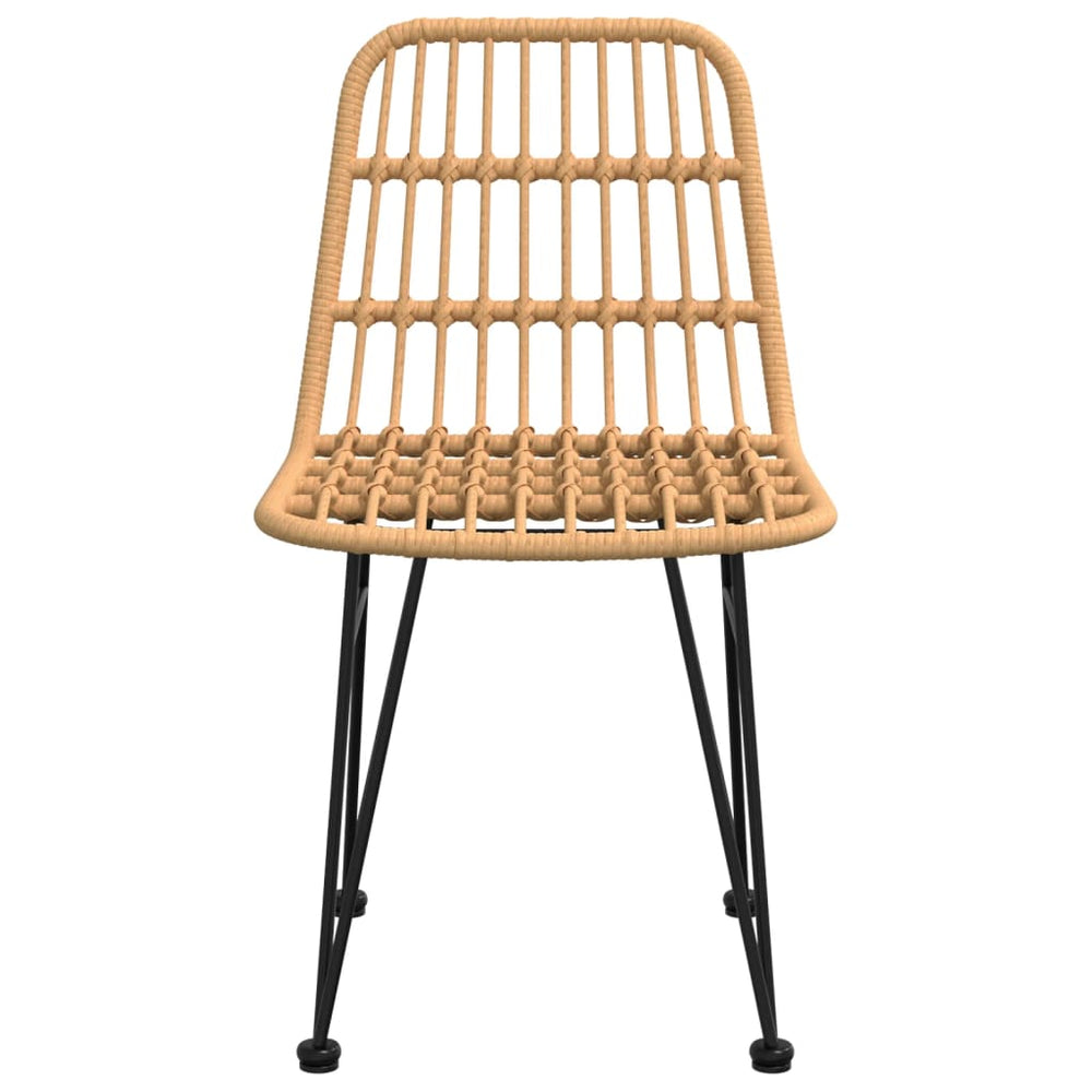 Tuinstoelen 2 st 48x62 84 cm PE-rattan MeubelReus
