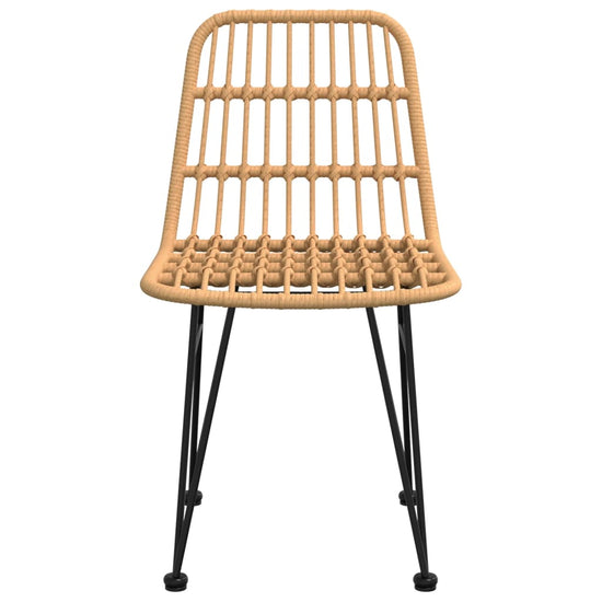 Tuinstoelen 2 st 48x62 84 cm PE-rattan MeubelReus