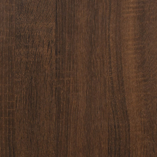 Bijzettafel 40x40x40 cm bewerkt hout bruin eikenkleur MeubelReus