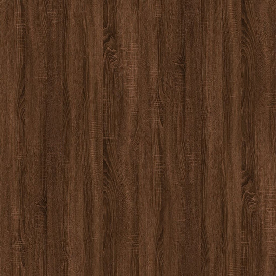 Bijzettafel 55x38x45 cm bewerkt hout bruin eikenkleur MeubelReus
