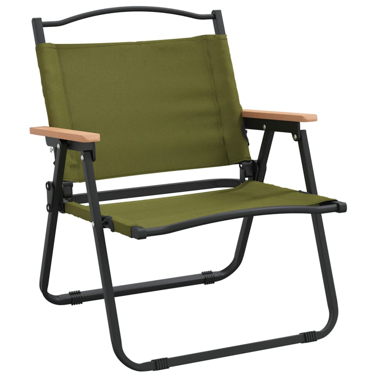 Campingstoelen 2 st 54x43x59 cm oxford stof groen MeubelReus