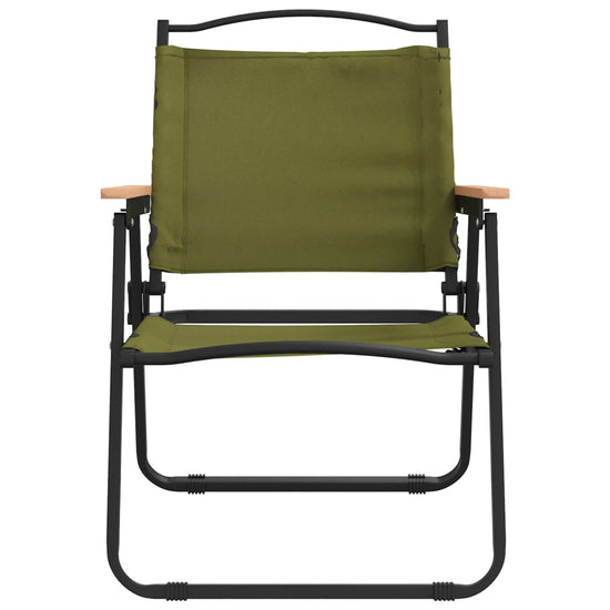 Campingstoelen 2 st 54x55x78 cm oxford stof groen MeubelReus