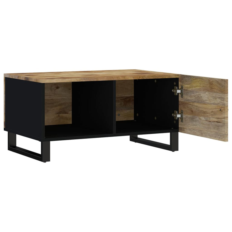 Salontafel 80x50x40 cm massief mangohout en bewerkt hout MeubelReus