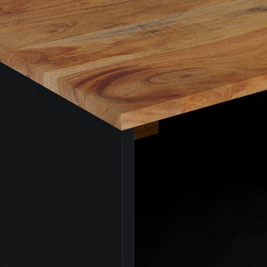 Salontafel 80x50x40 cm massief acaciahout en bewerkt hout MeubelReus