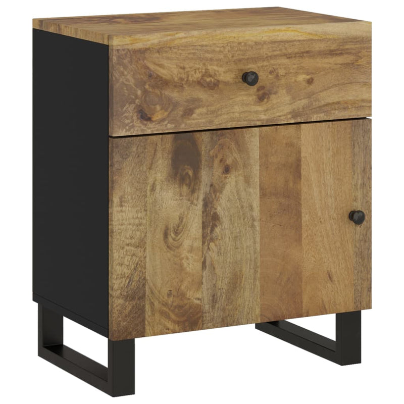 Nachtkastjes 50x33x60 cm massief mangohout en bewerkt hout MeubelReus