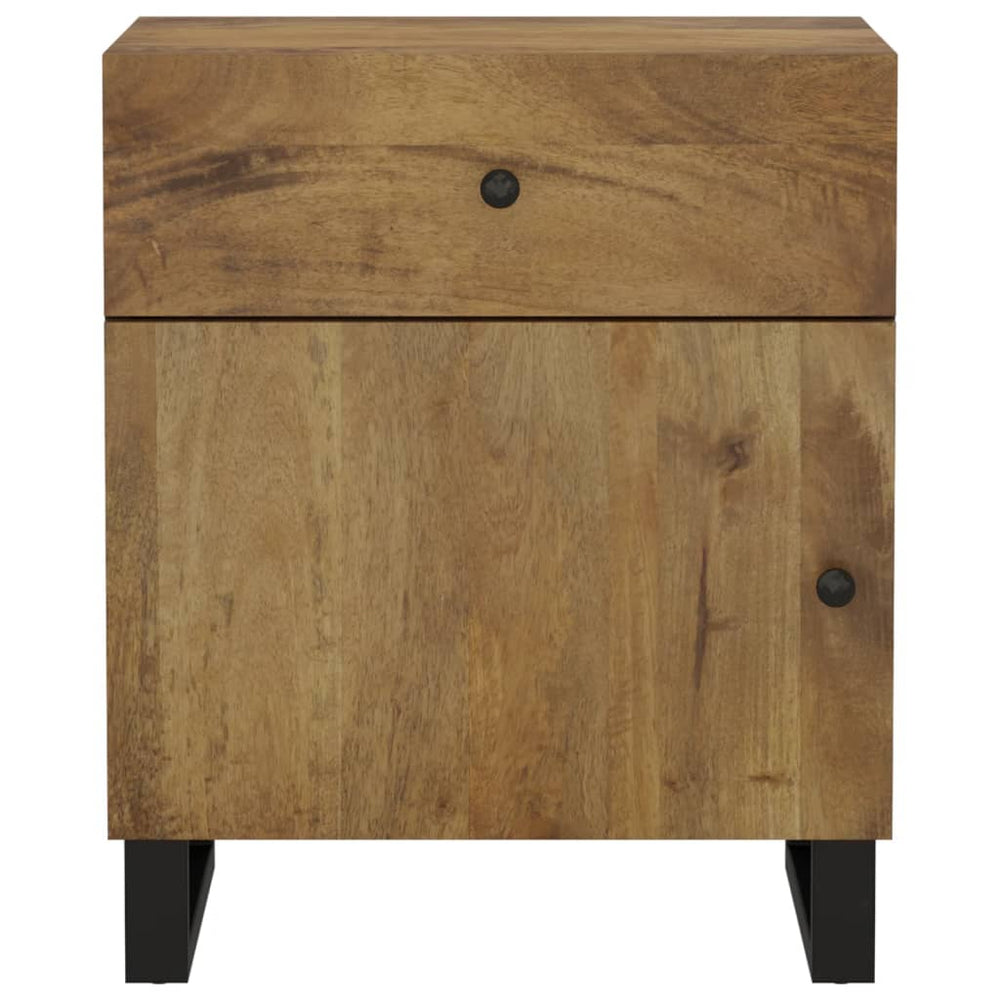 Nachtkastjes 50x33x60 cm massief mangohout en bewerkt hout MeubelReus