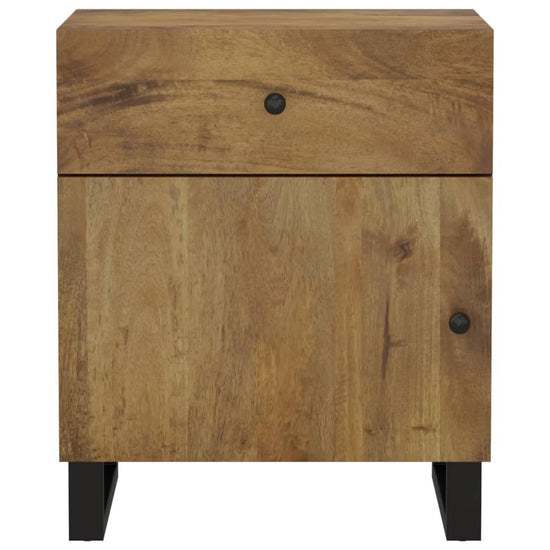 Nachtkastjes 50x33x60 cm massief mangohout en bewerkt hout MeubelReus