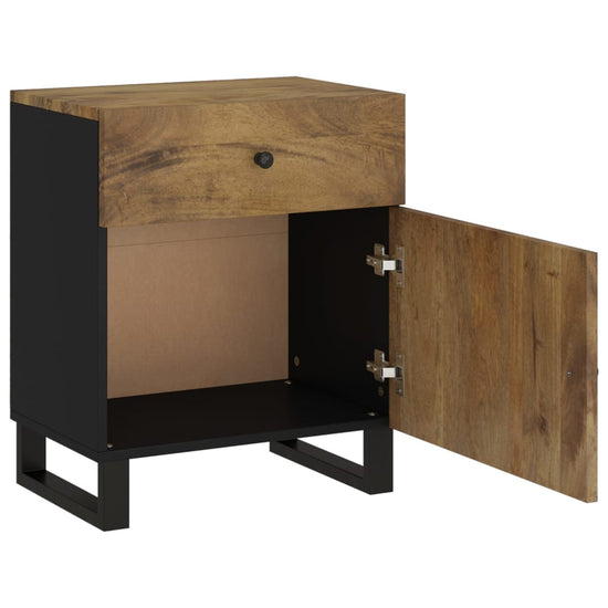 Nachtkastjes 50x33x60 cm massief mangohout en bewerkt hout MeubelReus