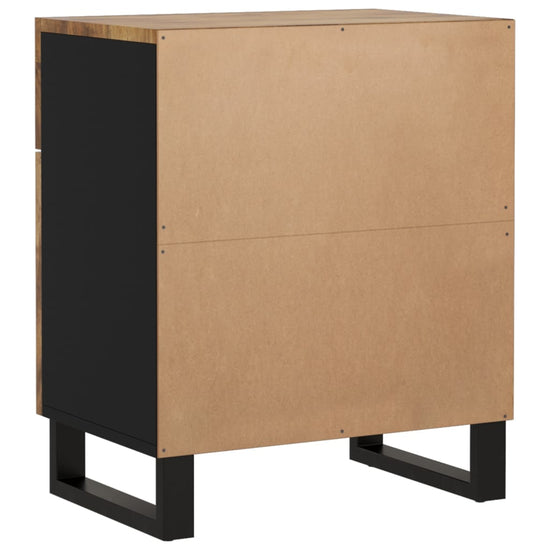 Nachtkastjes 50x33x60 cm massief mangohout en bewerkt hout MeubelReus