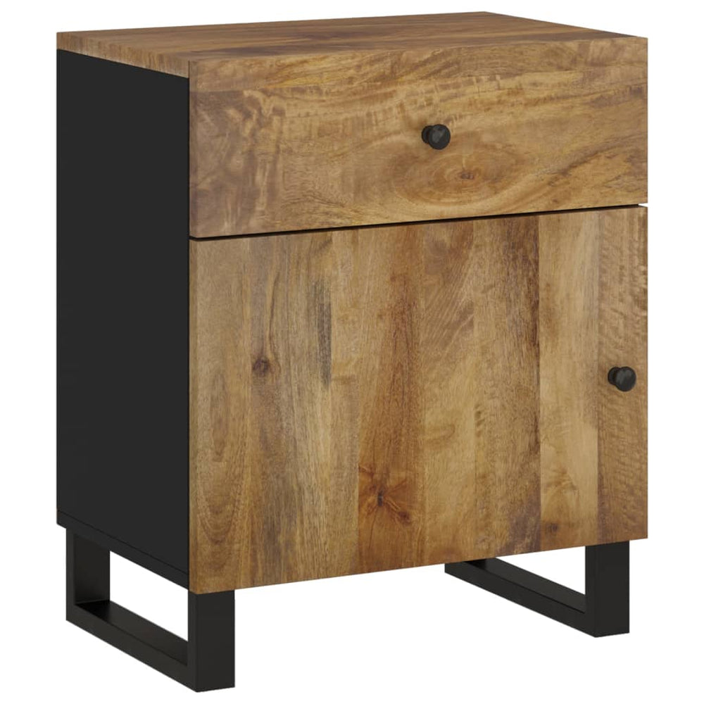 Nachtkastjes 50x33x60 cm massief mangohout en bewerkt hout MeubelReus