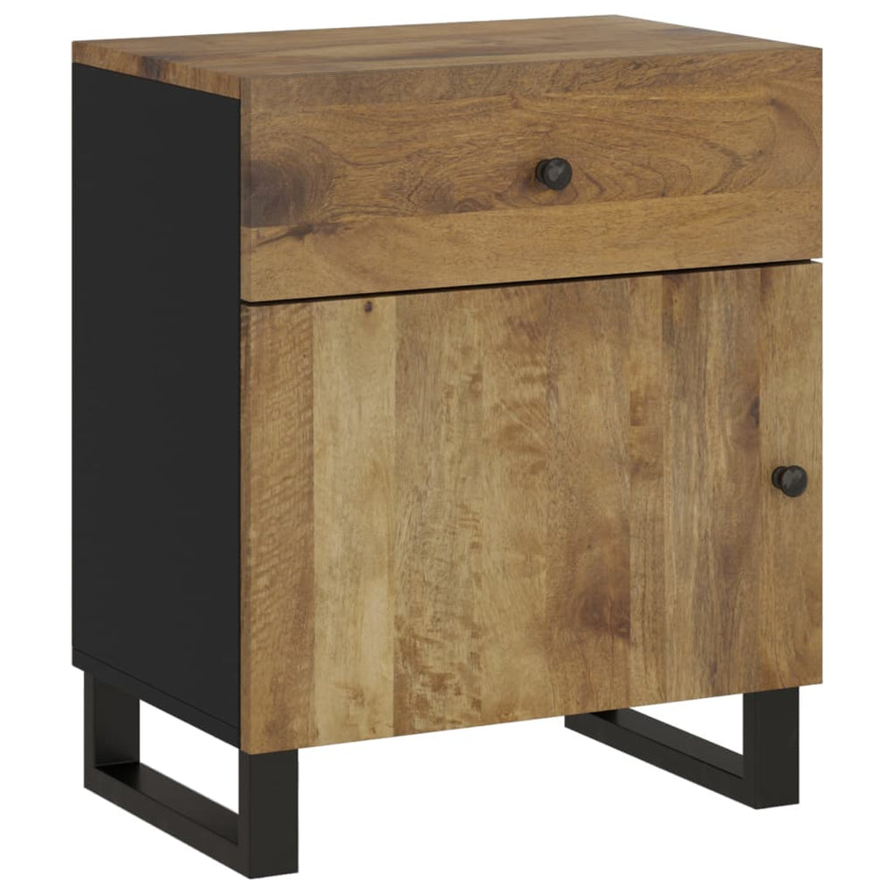Nachtkastjes 50x33x60 cm massief mangohout en bewerkt hout MeubelReus