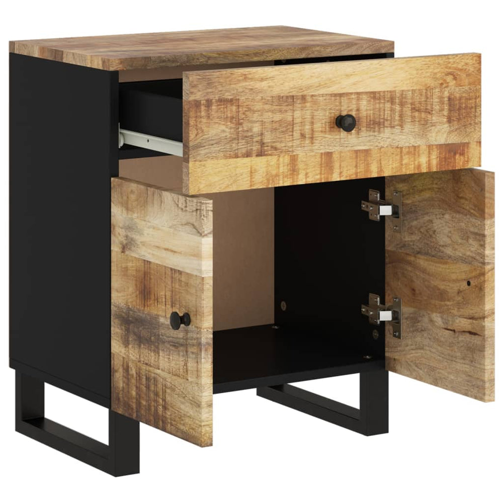 Nachtkastjes 50x33x60 cm massief mangohout en bewerkt hout MeubelReus