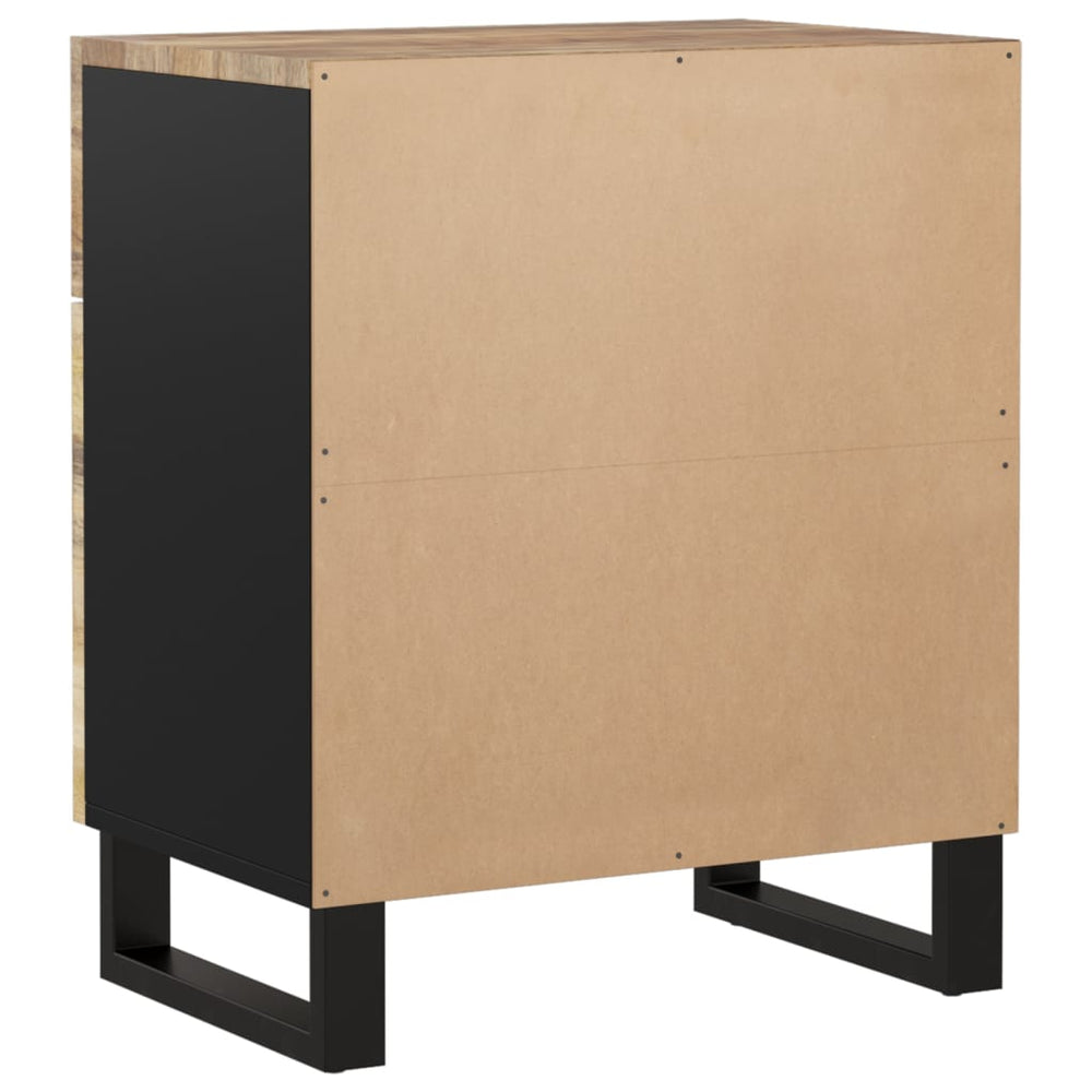 Nachtkastjes 50x33x60 cm massief mangohout en bewerkt hout MeubelReus