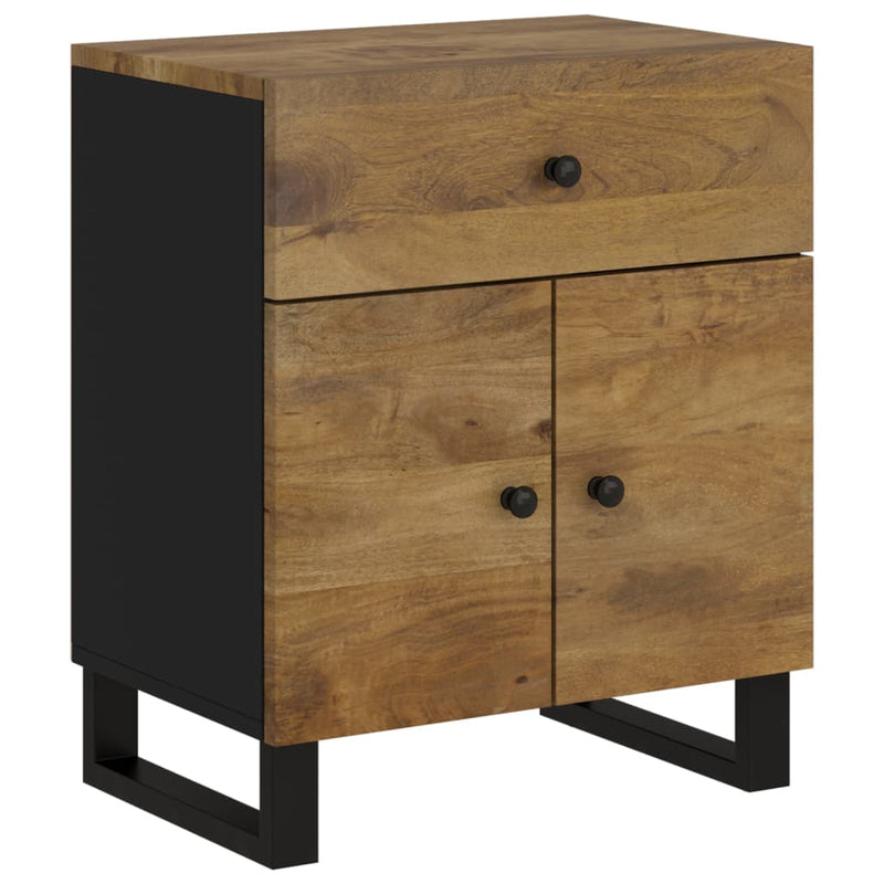 Nachtkastjes 50x33x60 cm massief mangohout en bewerkt hout MeubelReus