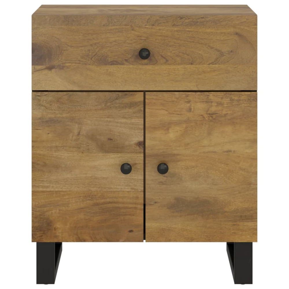 Nachtkastjes 50x33x60 cm massief mangohout en bewerkt hout MeubelReus
