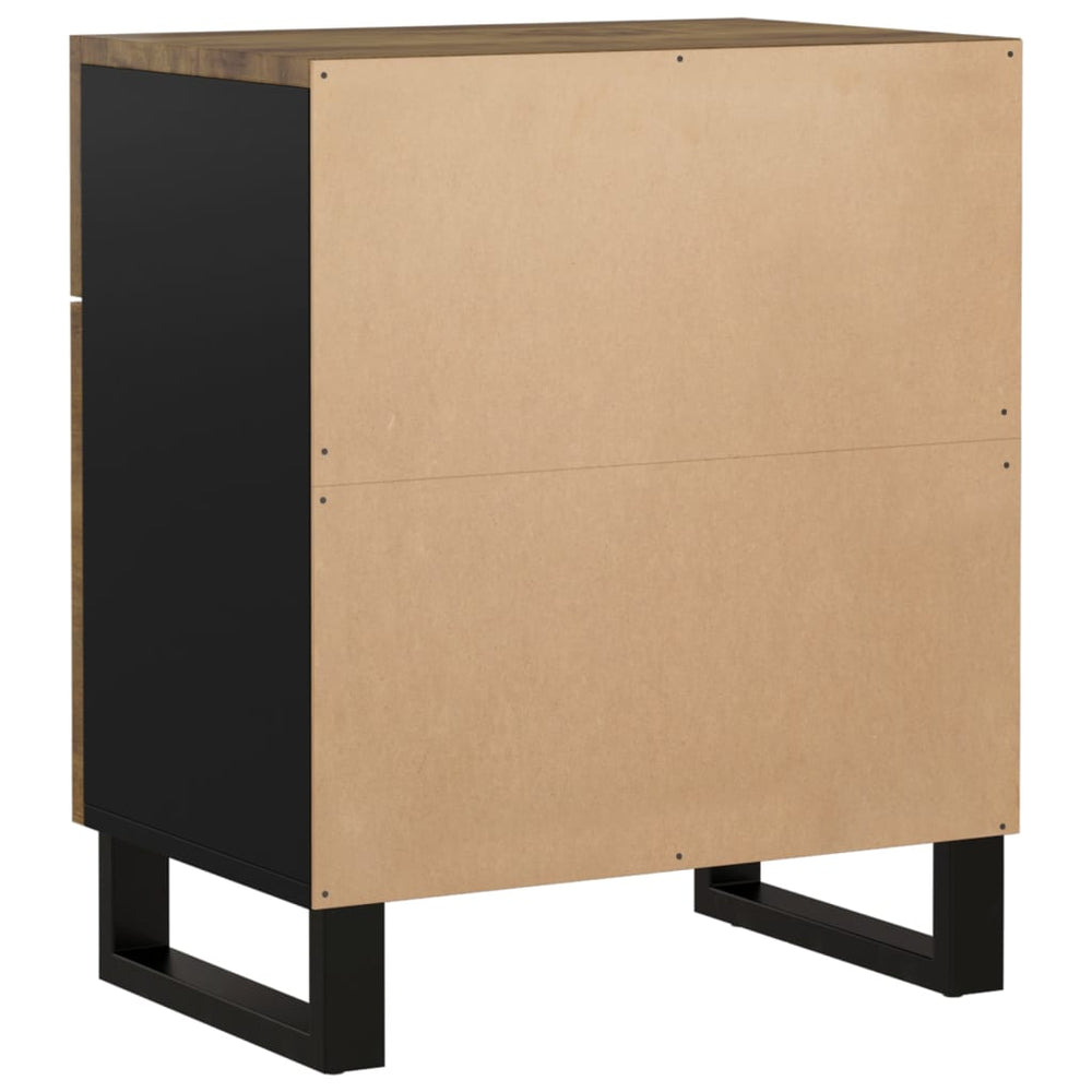 Nachtkastjes 50x33x60 cm massief mangohout en bewerkt hout MeubelReus