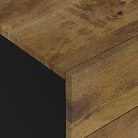Nachtkastjes 50x33x60 cm massief mangohout en bewerkt hout MeubelReus