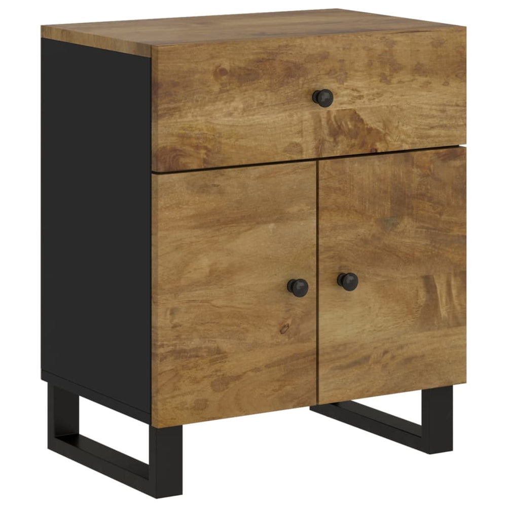 Nachtkastjes 50x33x60 cm massief mangohout en bewerkt hout MeubelReus