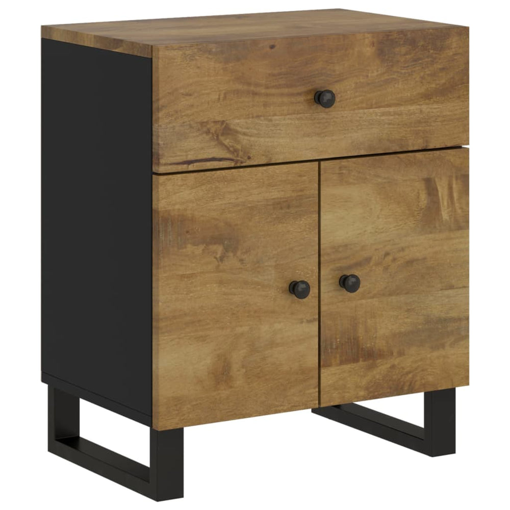 Nachtkastjes 50x33x60 cm massief mangohout en bewerkt hout MeubelReus
