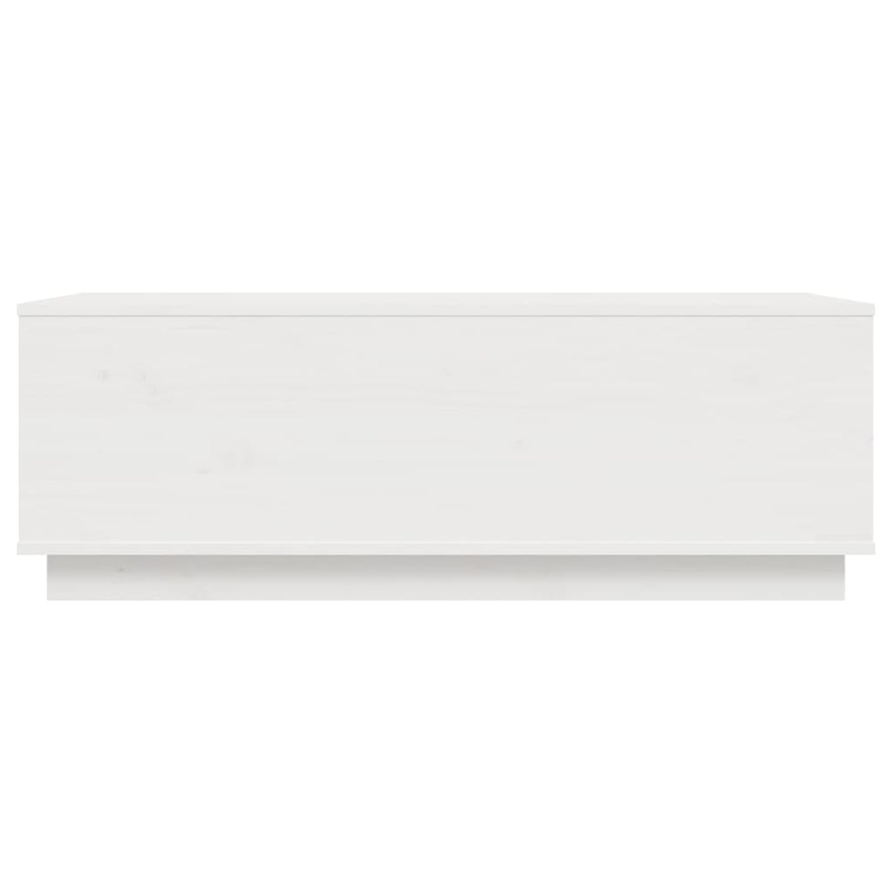 Salontafel 100x50x35 cm massief grenenhout wit MeubelReus