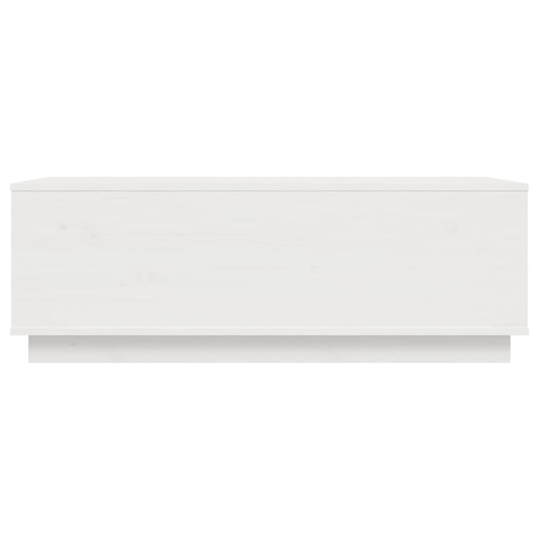 Salontafel 100x50x35 cm massief grenenhout wit MeubelReus