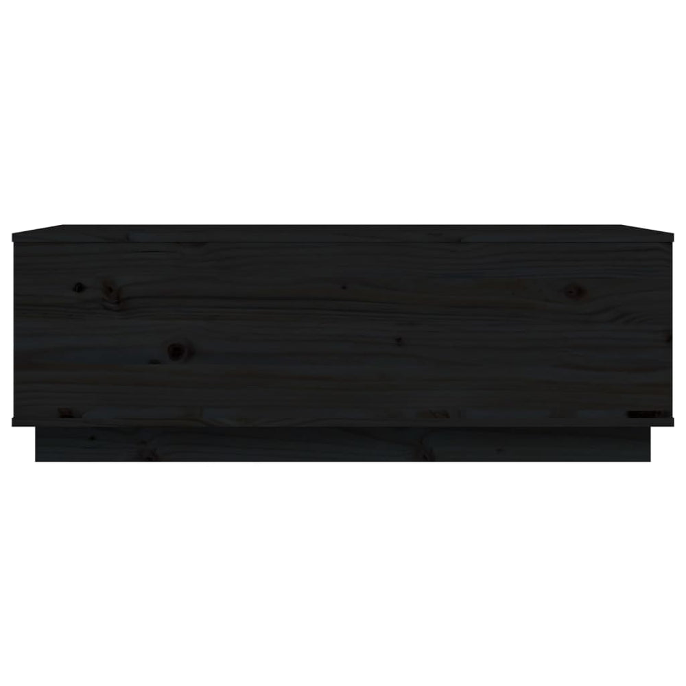 Salontafel 100x50x35 cm massief grenenhout zwart MeubelReus