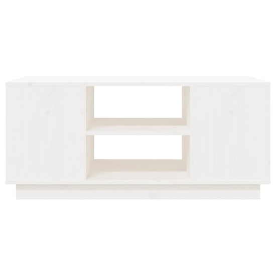 Salontafel 90x49x40,5 cm massief grenenhout wit MeubelReus