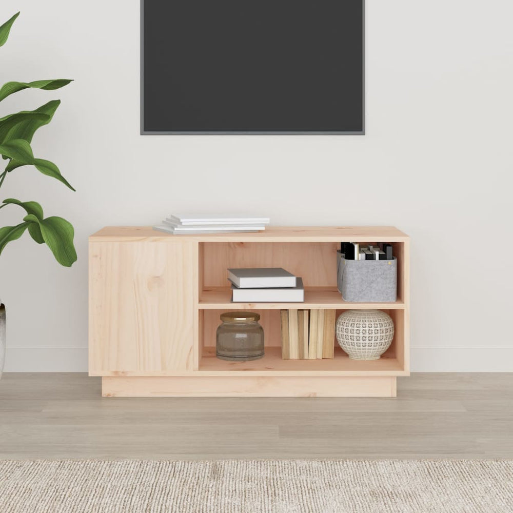 Tv-meubel 80x35x40,5 cm massief grenenhout MeubelReus