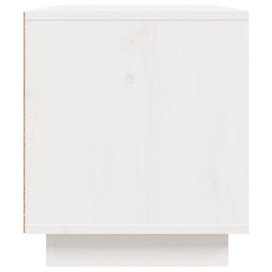 Tv-meubel 80x35x40,5 cm massief grenenhout wit MeubelReus