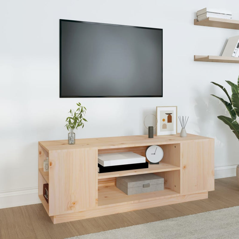 Tv-meubel 110x35x40,5 cm massief grenenhout MeubelReus