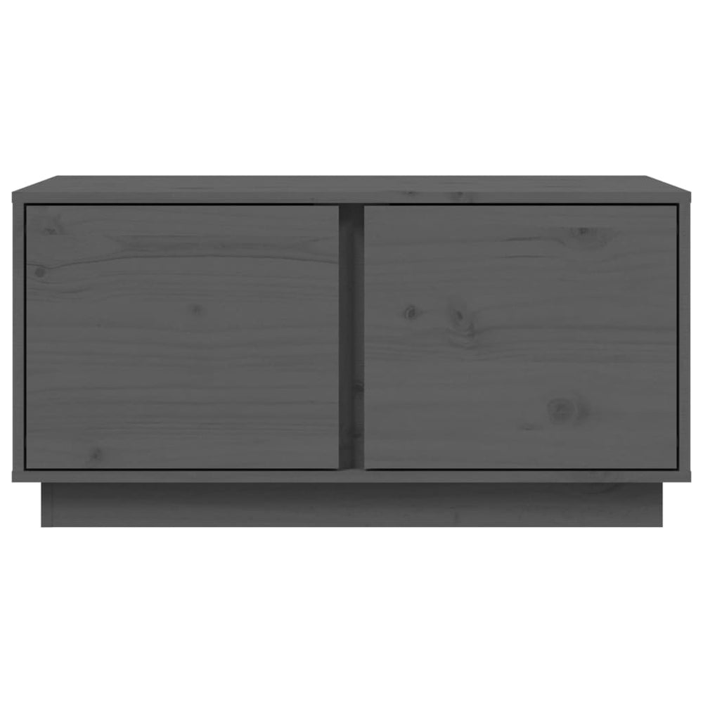 Salontafel 80x50x40 cm massief grenenhout grijs MeubelReus